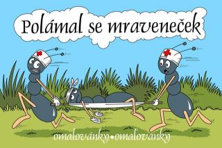 Obrázek z Omalovánky LUX Polámal se mraveneček 